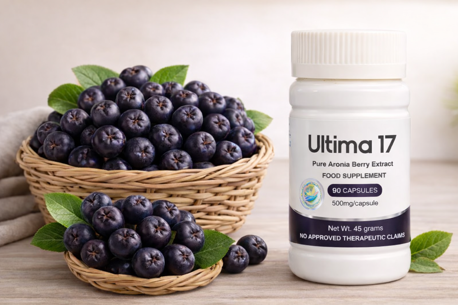 ULTIMA17 product with chokeberry